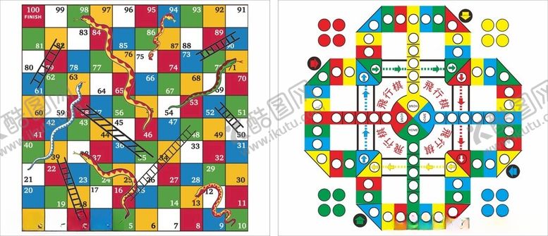 编号：58496502061945423466【酷图网】源文件下载-蛇棋飞行棋