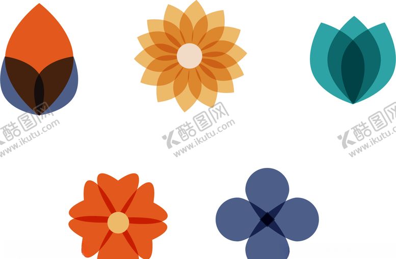 编号：75301510300656577308【酷图网】源文件下载-小清新图案鲜花创意组合