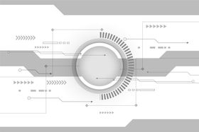 白色科技感背景