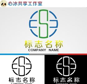 logo设计字母矢量图制作