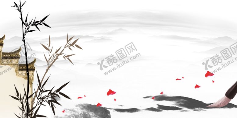 编号：25502805082127026241【酷图网】源文件下载-中国风水墨喜庆背景