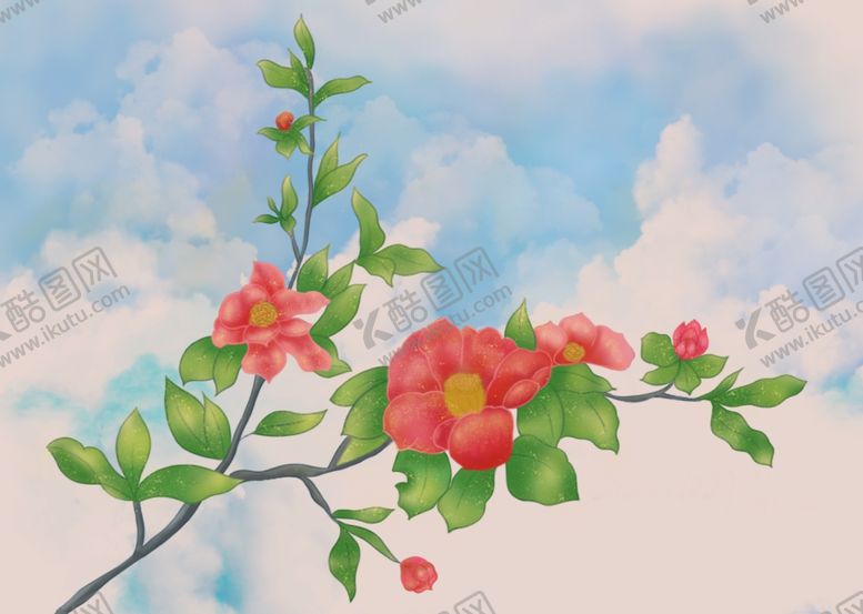 编号：71667502130232333930【酷图网】源文件下载-山茶花