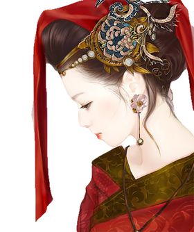 古装帅哥美女插画图片唯国潮壁纸复