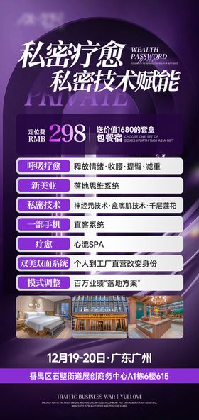 医美私密产品招商系列海报