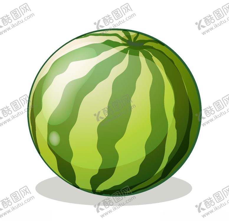 编号：13062605120320542821【酷图网】源文件下载-矢量卡通西瓜