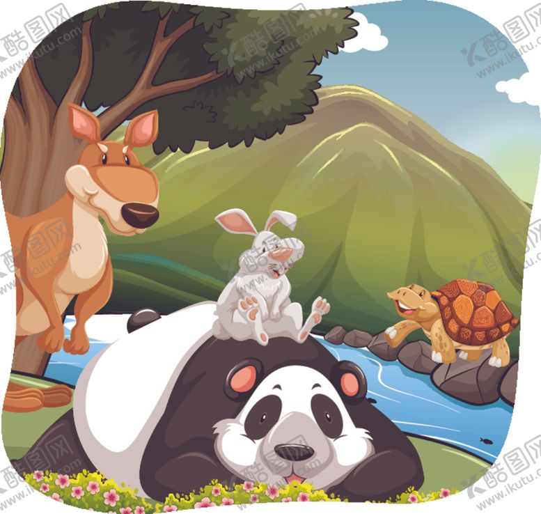 编号：72969110162033596534【酷图网】源文件下载-矢量动物素材
