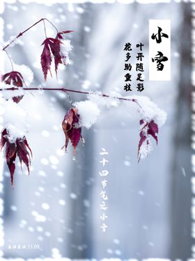 大雪海报大雪素材小雪素材
