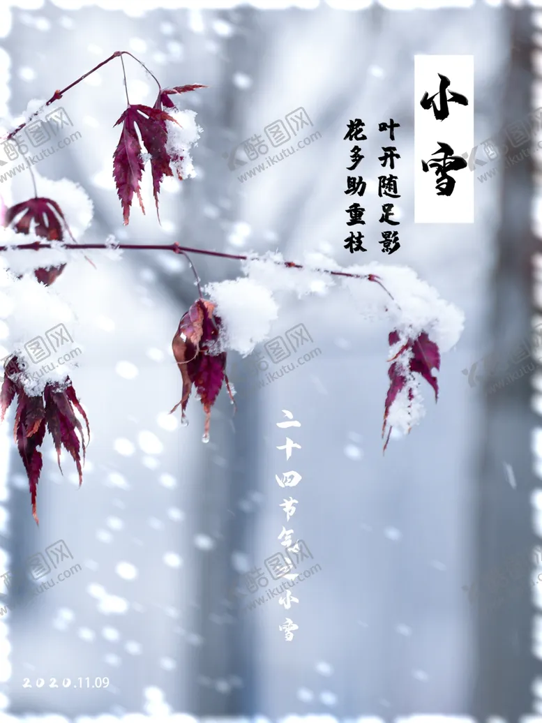 编号：89776806291220427585【酷图网】源文件下载-小雪海报大雪素材小雪素材