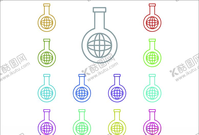 编号：46325710151123276262【酷图网】源文件下载-基因细胞图标生物科技LO