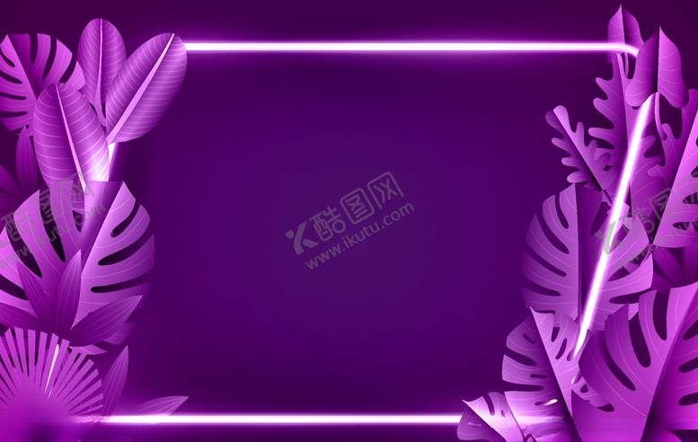 编号：89701707092143078162【酷图网】源文件下载-渐变叶子背景