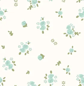 小碎花矢量印手绘大牌