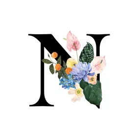 花素材红飘带手绘碎