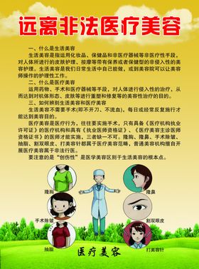 远离非法医疗美容