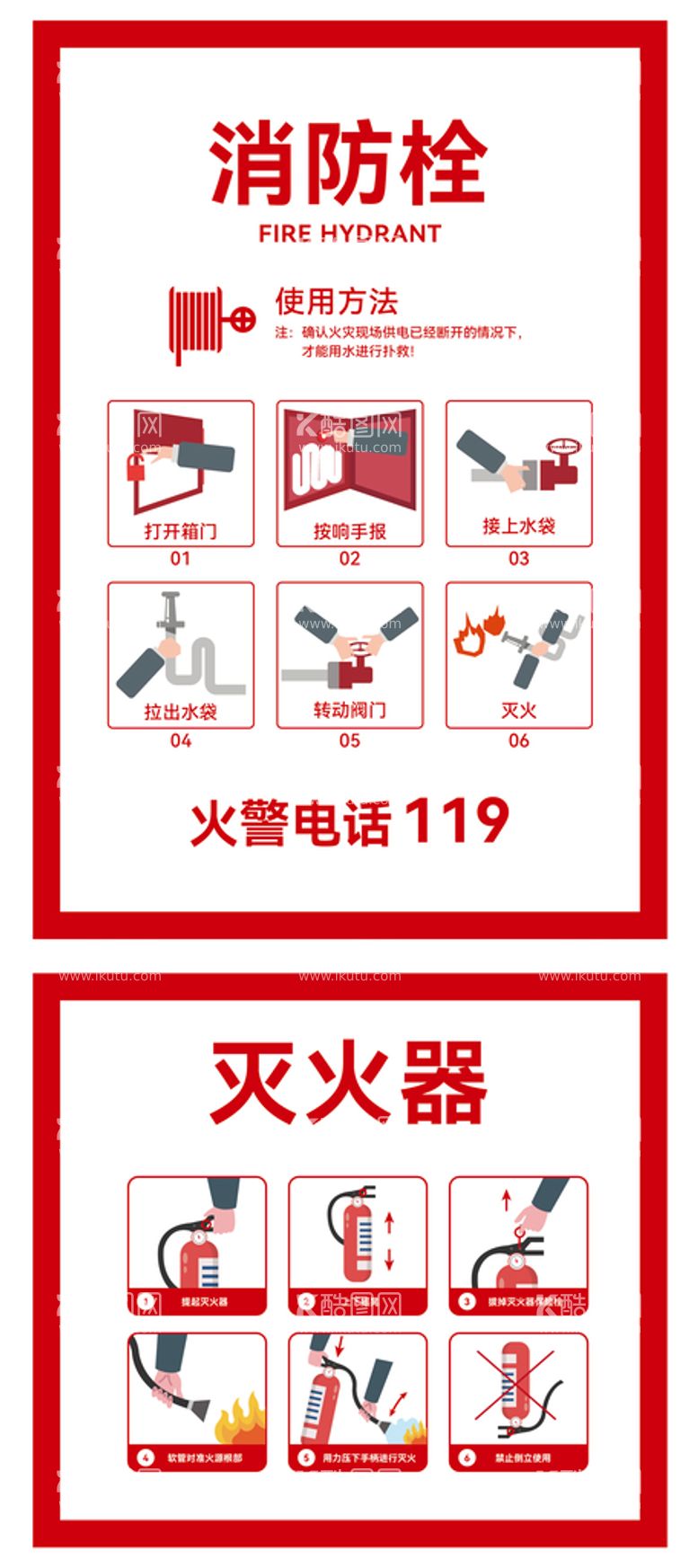 编号：17149111251545168202【酷图网】源文件下载-消防栓使用流程