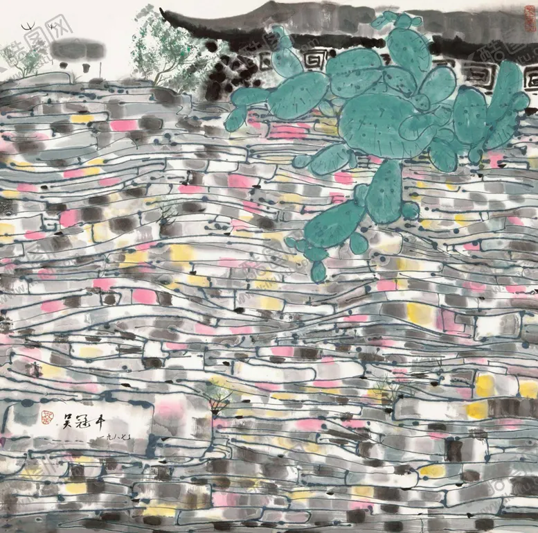 编号：58033505110500456364【酷图网】源文件下载-山水风景水墨国画