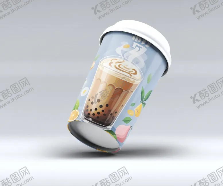 编号：49140401281234197384【酷图网】源文件下载-奶茶杯咖啡杯样机