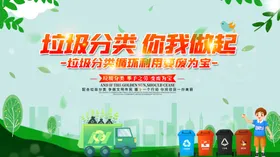 垃圾分类生活宣传社区海报