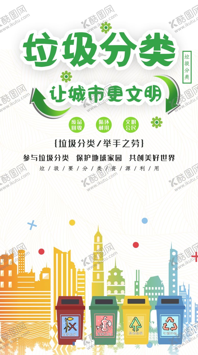 编号：14130610091635123132【酷图网】源文件下载-垃圾分类