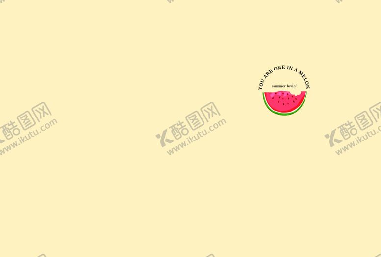 编号：53282809140103305971【酷图网】源文件下载-本本设计西瓜水果拼盘