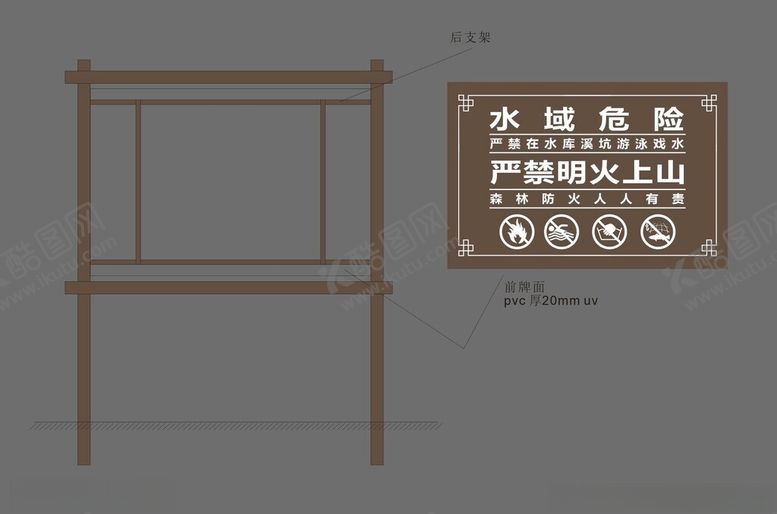 编号：25581002211435382873【酷图网】源文件下载-水深危险提示牌
