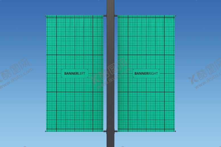 编号：97658409272319008330【酷图网】源文件下载-城市灯柱广告样机