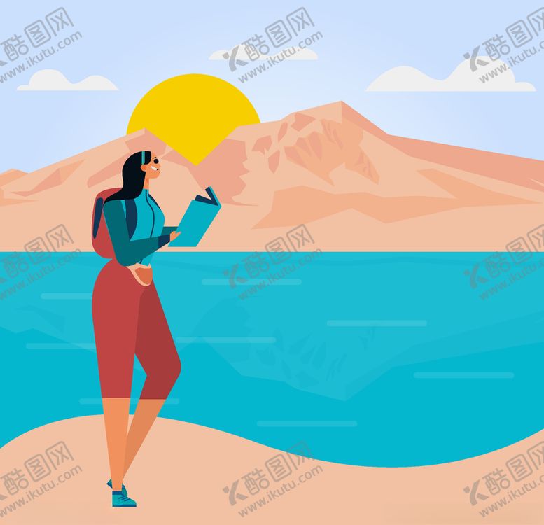 编号：54750810091022379683【酷图网】源文件下载-旅客游客