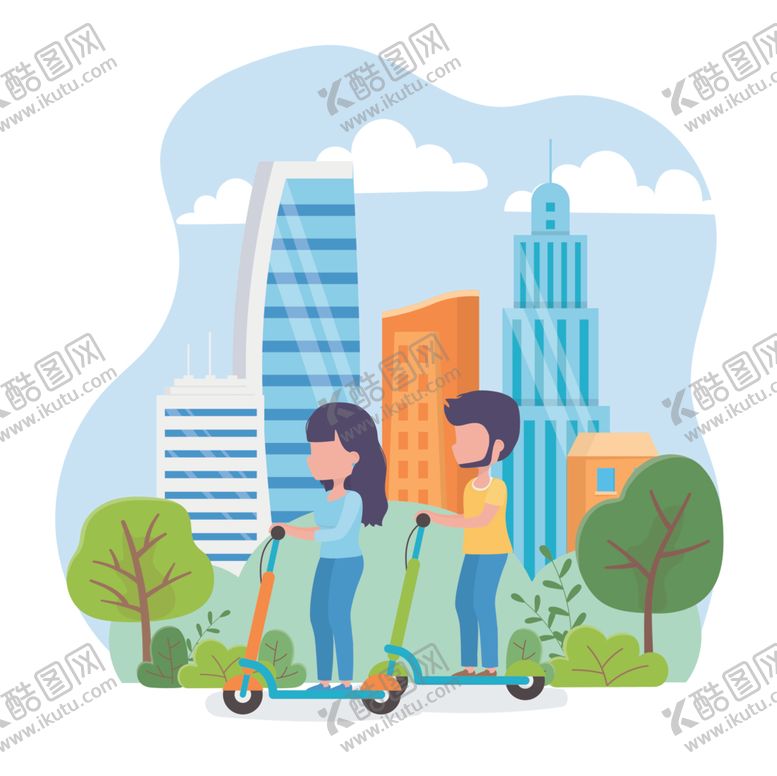 编号：31697612092240587247【酷图网】源文件下载-绿色出行