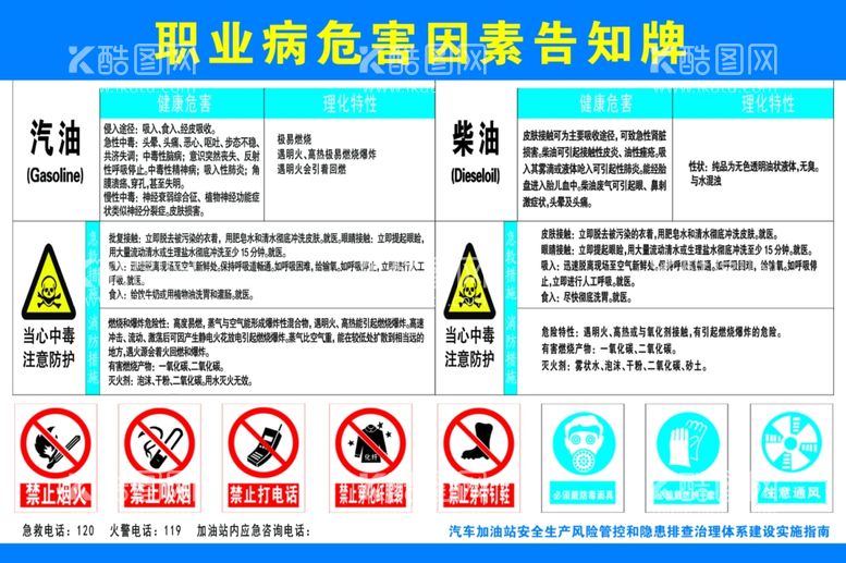 编号：87743112151412584525【酷图网】源文件下载-加油站职业病危害