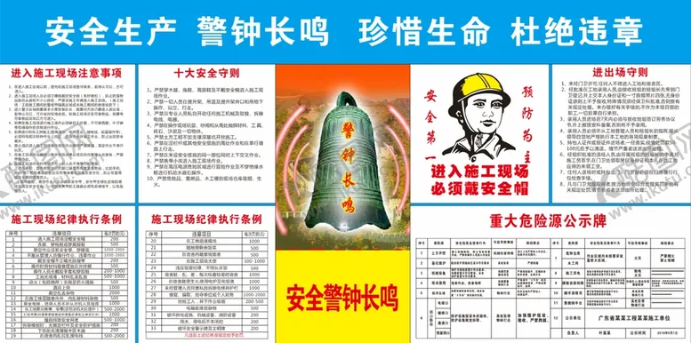 编号：27340909190328098762【酷图网】源文件下载-安全生产警钟长鸣