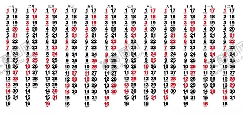 编号：99553902171235133122【酷图网】源文件下载-2024年历