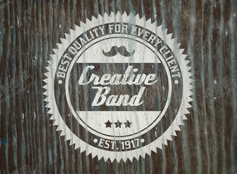 编号：61323309250906449963【酷图网】源文件下载-木头纹理LOGO样机