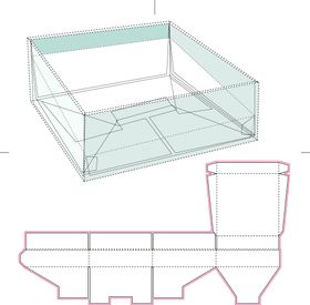 包装盒刀版图