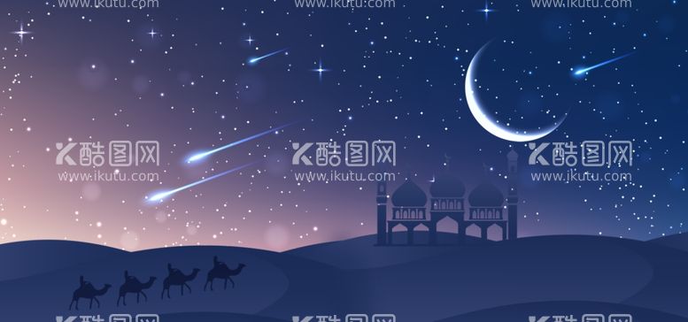 编号：45821511280748597466【酷图网】源文件下载-唯美梦幻夏夜星空海报背景