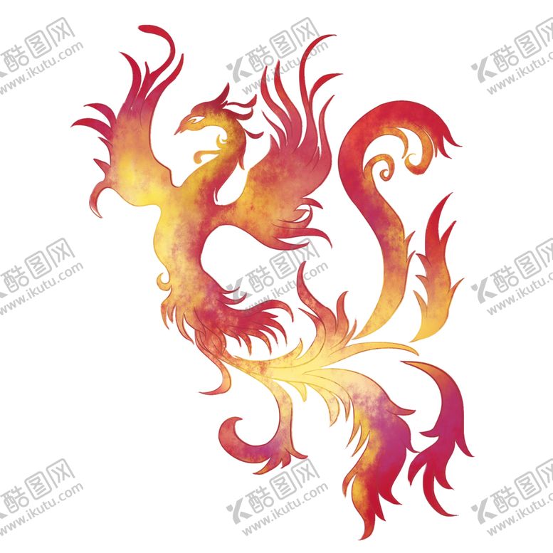 编号：84309304161540268207【酷图网】源文件下载-国潮凤凰插画