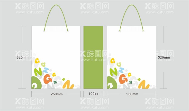 编号：40129511141924061148【酷图网】源文件下载-幼儿园手提袋