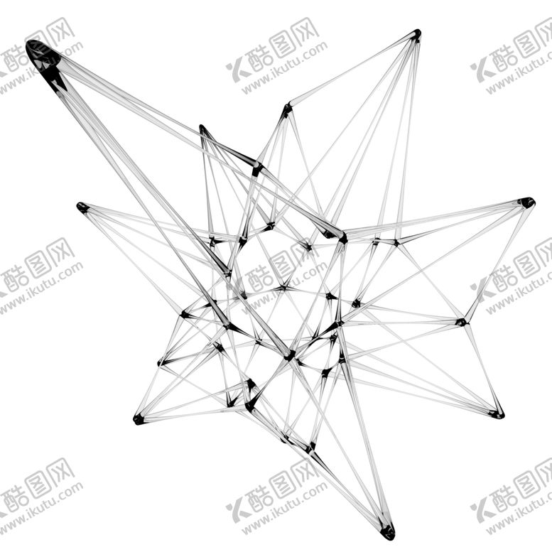 编号：41315106300756567363【酷图网】源文件下载-抽象晶格