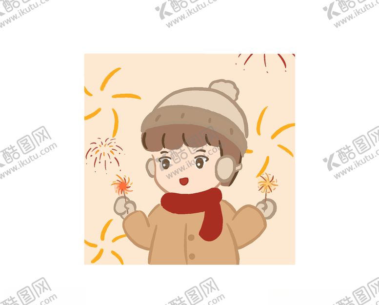 编号：95970505021503405189【酷图网】源文件下载-新年男孩