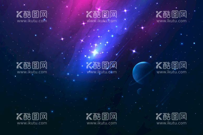 编号：09621709152048337586【酷图网】源文件下载-绚丽宇宙星空太空图片素材星云星光璀璨