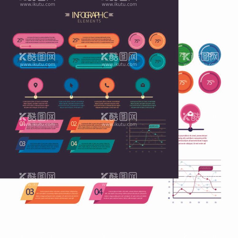 编号：44760911291557013346【酷图网】源文件下载-可视化信息图表     