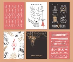 圣诞主题创意卡片设计