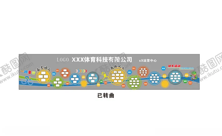 编号：53892102061242302510【酷图网】源文件下载-儿童体育文化墙