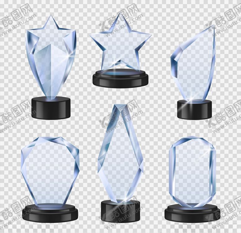 编号：43491809260112472385【酷图网】源文件下载-玻璃奖杯