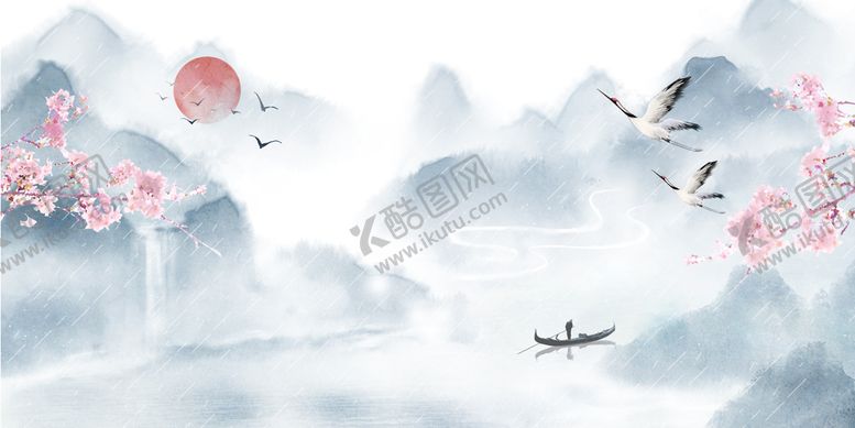 编号：36245009221612419783【酷图网】源文件下载-山水画 