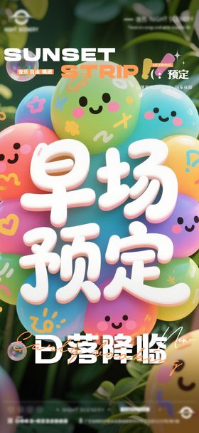 酒吧夜店日常早场预定邀约订台海报