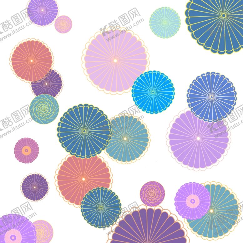 编号：51024602060115295208【酷图网】源文件下载-手绘油纸伞背景