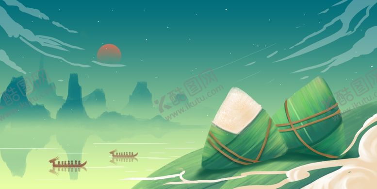 编号：41279706170220158984【酷图网】源文件下载-端午节插画