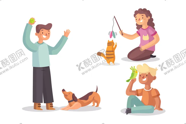 编号：68625110181704048292【酷图网】源文件下载-人和宠物
