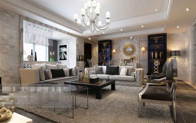 编号：11318009192229429446【酷图网】源文件下载-客厅空间