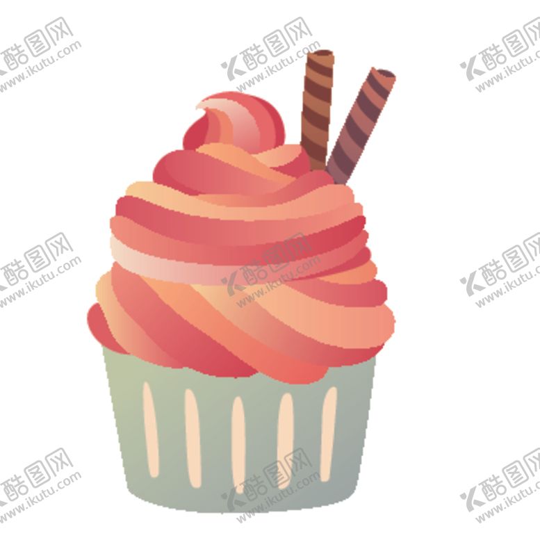 编号：55039507091152532332【酷图网】源文件下载-创意卡通点心食物
