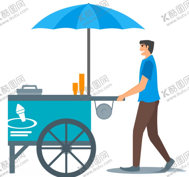 编号：40349907141201417409【酷图网】源文件下载-夏季冷饮小卖店